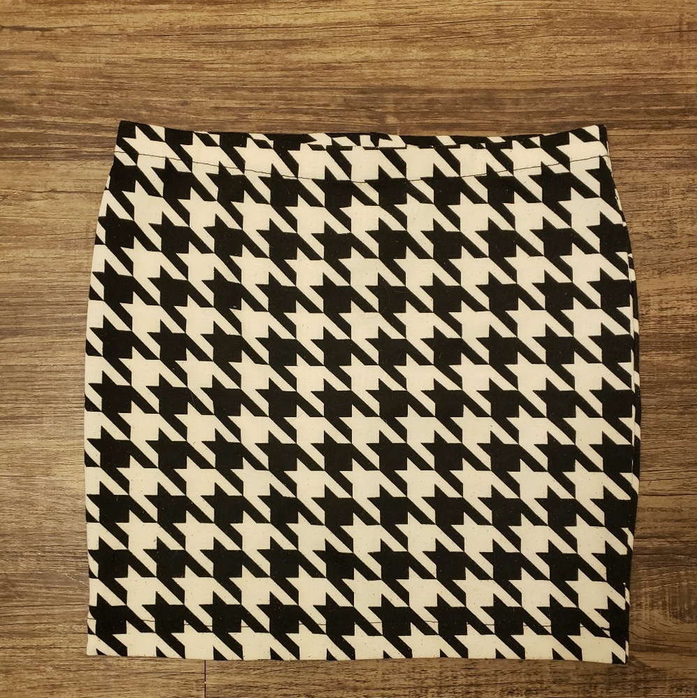 Candies Houndstooth Skirt